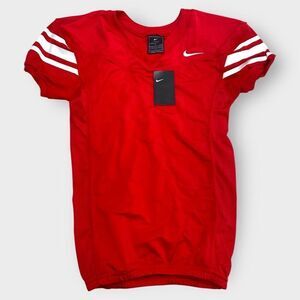 Nike Stock Vapor Pro Red White Football Jersey Boys size Large CI3909-658 New